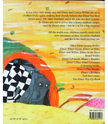 Elmer and the Wind Back Cover