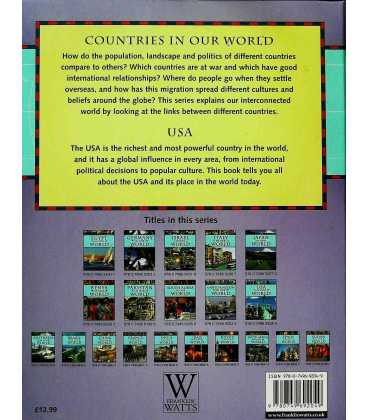 Countries in Our World: USA Back Cover