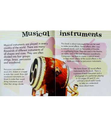 Sound Effects (Musical Instruments of the World) Inside Page 1