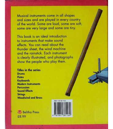 Sound Effects (Musical Instruments of the World) Back Cover