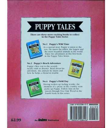 Puppy's Pet Pals Back Cover