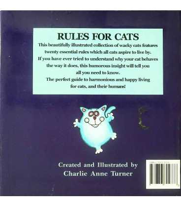 Rules for Cats Back Cover