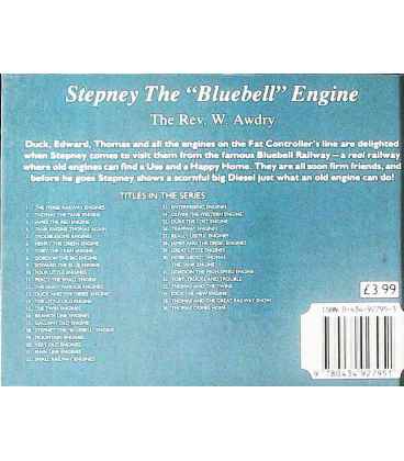 Stepney The Bluebell Engine Back Cover