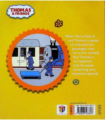 Thomas and the Passenger Train (Thomas & Friends) Back Cover