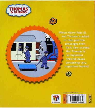 Thomas and the Passenger Train (Thomas & Friends) Back Cover