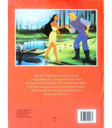 Pocahontas (Disney) Back Cover