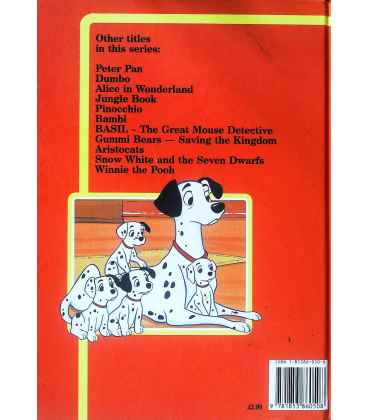 101 Dalmatians Back Cover