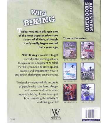 Wild Biking: Off-road Mountian Biking (Adventure Outdoors) Back Cover