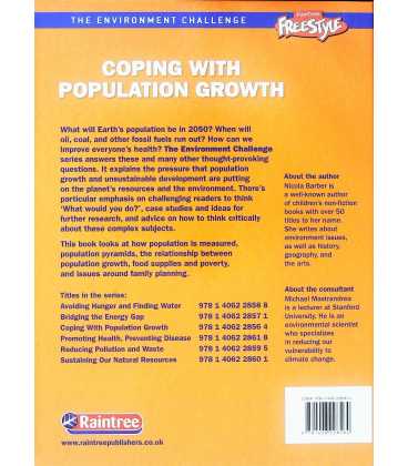 Coping with Population Growth (The Environment Challenge) Back Cover