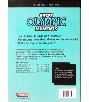 Great Olympic Moments (The Olympics) Back Cover