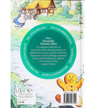 Five Favourite Nursery Tales Back Cover