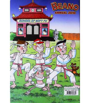 Beano Annual 2010 Back Cover