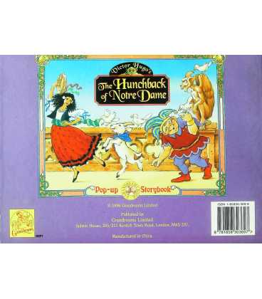 The Hunchback of Notre Dame Pop-up Book Back Cover