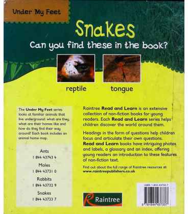 Snakes Back Cover