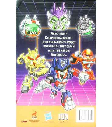 Angry Birds Transformers Deceptihogs Versus Autobirds Back Cover