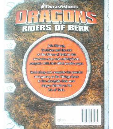 Dragons Riders of Berk Back Cover