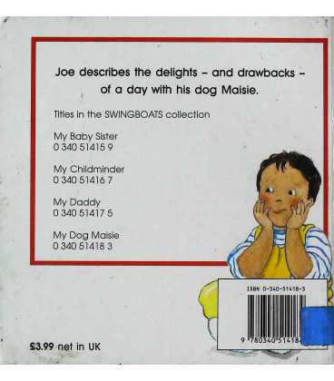 My Dog Maisie (Swing Boats) Back Cover