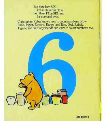 Pooh's Counting Book Back Cover