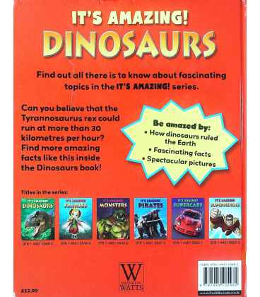 Dinosaurs (It's Amazing) Back Cover