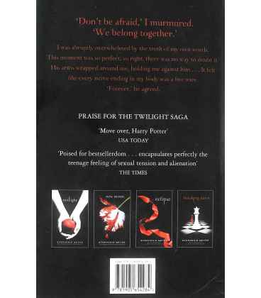 Breaking Dawn  Back Cover