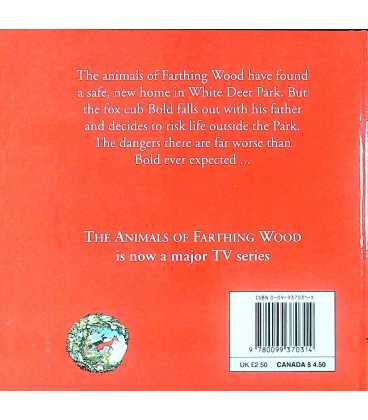 The Adventures of Fox Cub Bold Back Cover